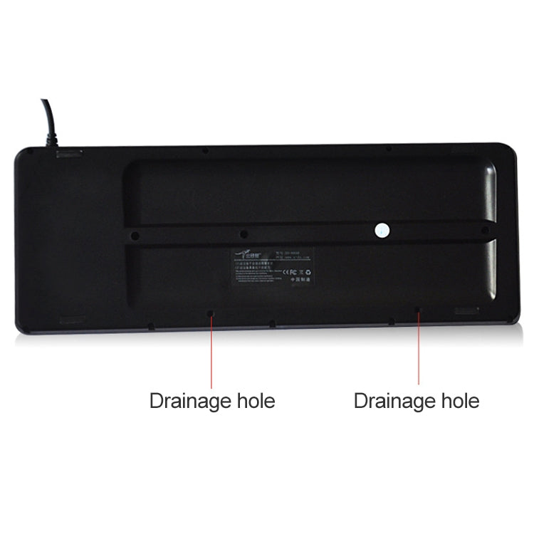 DS-8900 Interfaccia PS/2 Previene gli spruzzi d'acqua Carattere di incisione laser Tastiera trackball cablata monopezzo, lunghezza: 1,5 m, DS-8900 PS/2