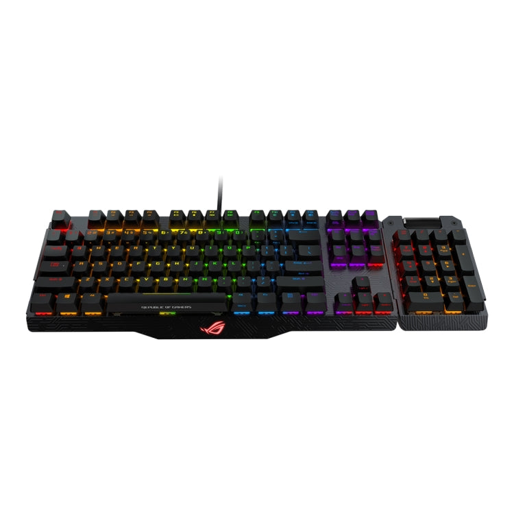 Tastiera da gioco ASUS Claymore USB 2.0 RGB retroilluminata staccabile cablata meccanica con interruttore nero con cavo staccabile, Claymore