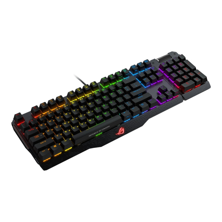 Tastiera da gioco ASUS Claymore USB 2.0 RGB retroilluminata staccabile cablata meccanica con interruttore nero con cavo staccabile, Claymore