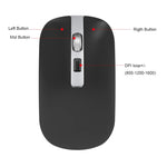 HXSJ M30 Mouse wireless ricaricabile con rotella in metallo Muto Mouse da ufficio 2.4G Batteria incorporata da 500 mAh