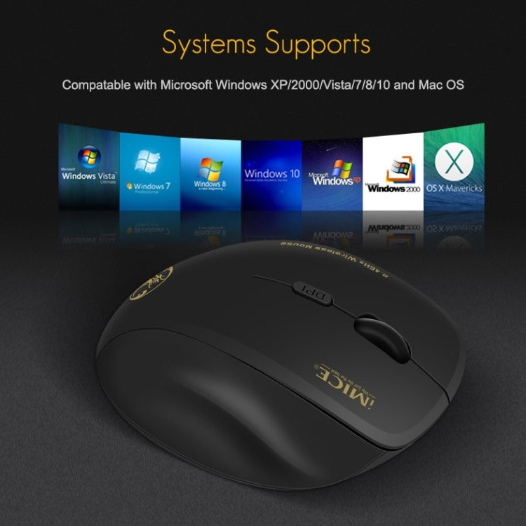 Mouse wireless iMICE G6 Mouse da ufficio 2.4G Mouse da gioco a 6 pulsanti