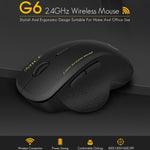 Mouse wireless iMICE G6 Mouse da ufficio 2.4G Mouse da gioco a 6 pulsanti