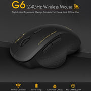 Mouse wireless iMICE G6 Mouse da ufficio 2.4G Mouse da gioco a 6 pulsanti