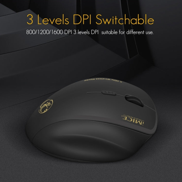 Mouse wireless iMICE G6 Mouse da ufficio 2.4G Mouse da gioco a 6 pulsanti