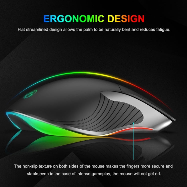 Mouse cablato iMICE X6 Mouse da gioco RGB colorato a 6 pulsanti, X6
