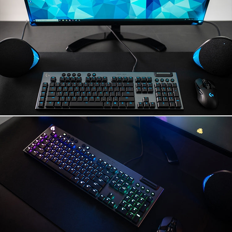 Tastiera da gioco meccanica cablata Logitech G813 RGB (GL-Linear), lunghezza: 1,8 m, G813
