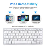 WB-8022 Tastiera Bluetooth wireless ultrasottile per iPad, Samsung, Huawei, Xiaomi, tablet PC o smartphone, tasti arabi, Arabic Keys