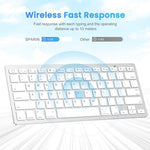 WB-8022 Tastiera Bluetooth wireless ultrasottile per iPad, Samsung, Huawei, Xiaomi, tablet PC o smartphone, tasti arabi, Arabic Keys