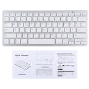 WB-8022 Tastiera Bluetooth wireless ultrasottile per iPad, Samsung, Huawei, Xiaomi, Tablet PC o Smartphone, tasti tedeschi, German Keys