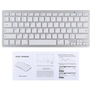 WB-8022 Tastiera Bluetooth wireless ultrasottile per iPad, Samsung, Huawei, Xiaomi, Tablet PC o Smartphone, tasti francesi, French Keys
