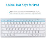 WB-8022 Tastiera Bluetooth wireless ultrasottile per iPad, Samsung, Huawei, Xiaomi, tablet PC o smartphone, tasti lingua Ko, Ko Language Keys