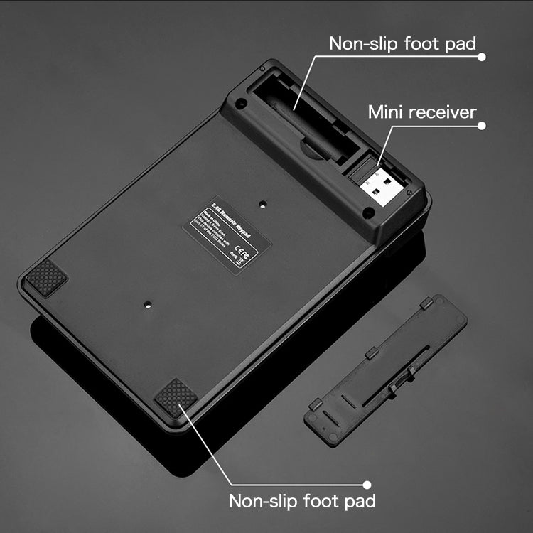 Tastiera numerica wireless 2.4G MC Saite 525RF a 19 tasti