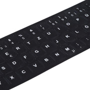 Adesivo per layout di tastiera per l'apprendimento del tedesco per tastiera di computer portatile/desktop, German