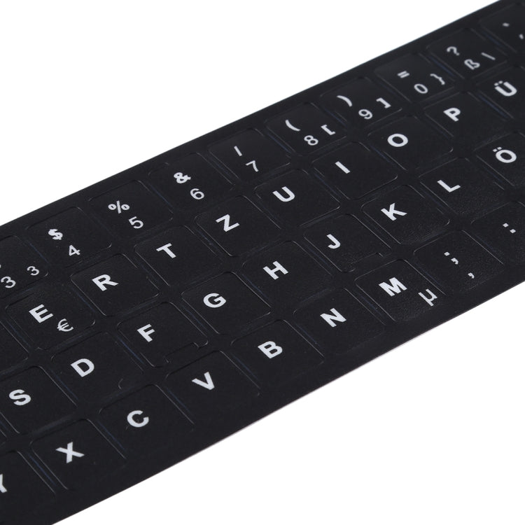 Adesivo per layout di tastiera per l'apprendimento del tedesco per tastiera di computer portatile/desktop, German