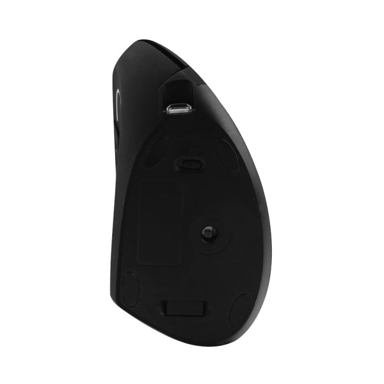 CM0093 Mouse verticale ottico wireless a tre pulsanti versione ricaricabile da 2,4 GHz per mancini, risoluzione: 1000 DPI / 1200 DPI / 1600 DPI, Rechargeable Version