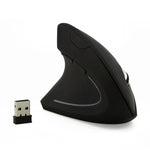 CM0093 Versione a batteria Mouse ottico wireless a tre pulsanti da 2,4 GHz Mouse verticale per mancini, risoluzione: 1000 DPI / 1200 DPI / 1600 DPI, Battery Version