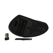 CM0093 Versione a batteria Mouse ottico wireless a tre pulsanti da 2,4 GHz Mouse verticale per mancini, risoluzione: 1000 DPI / 1200 DPI / 1600 DPI, Battery Version