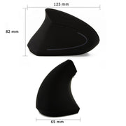 CM0093 Versione a batteria Mouse ottico wireless a tre pulsanti da 2,4 GHz Mouse verticale per mancini, risoluzione: 1000 DPI / 1200 DPI / 1600 DPI, Battery Version
