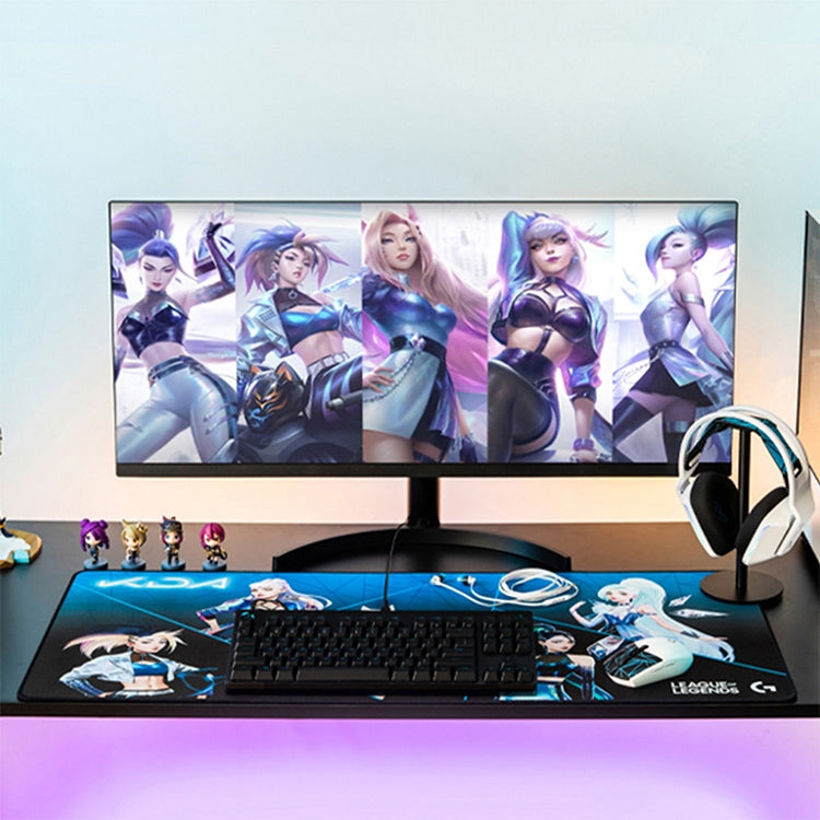 Tappetino per mouse con tastiera da gioco Logitech G840 KDA, dimensioni: 900x400x3 mm