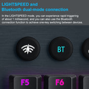 Tastiera da gioco meccanica Logitech G913 TKL Wireless RGB (GL-Clicky), GL-Clicky