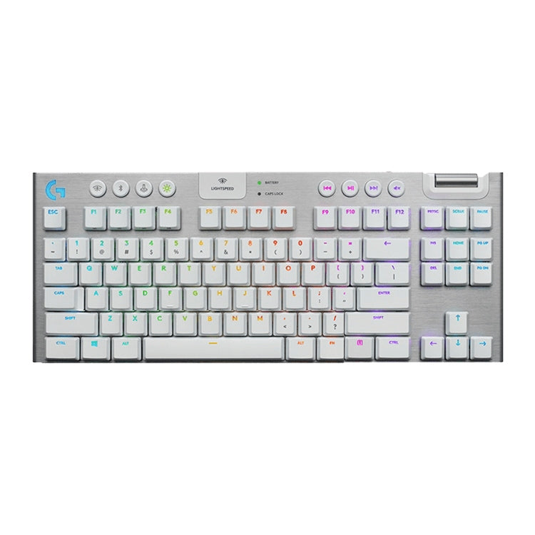 Logitech G913 TKL Wireless RGB Tastiera da gioco meccanica, Tea Shaft (GL-Tactile), GL-Tactile(Black), GL-Tactile(White)