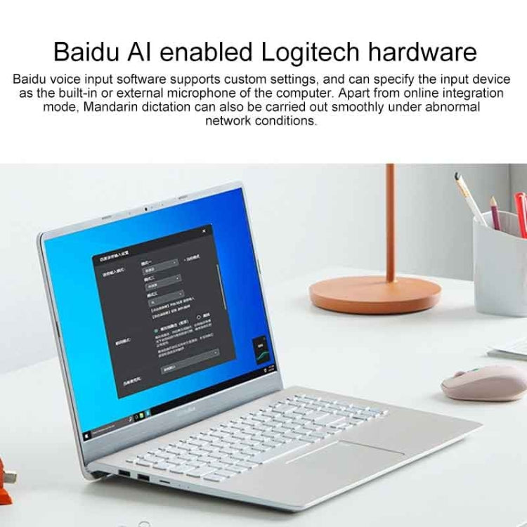 Mouse wireless Logitech Voice M380 a 4 pulsanti con ingresso vocale intelligente
