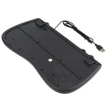 Mini tastiera cablata per notebook multimediale KB-301B, versione inglese, English Version