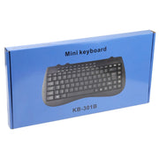 Mini tastiera cablata per notebook multimediale KB-301B, versione araba (nera), Arabic Version
