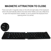 B05 Mini tastiera wireless Bluetooth pieghevole portatile con ricarica USB, B05(Black), B05(White)