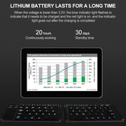 B05 Mini tastiera wireless Bluetooth pieghevole portatile con ricarica USB, B05(Black), B05(White)