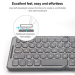 B088 Mini tastiera wireless Bluetooth pieghevole universale a tre canali, B088