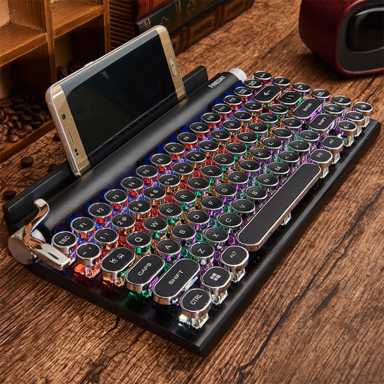 TW1867 Tastiera Bluetooth wireless meccanica con tasti rotondi retrò punk