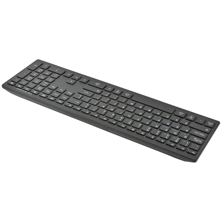 169 Kit tastiera e mouse wireless dual mode da 2,4 GHz + Bluetooth, compatibile con ISO, Android e Windows, 169 Keyboard + Mouse