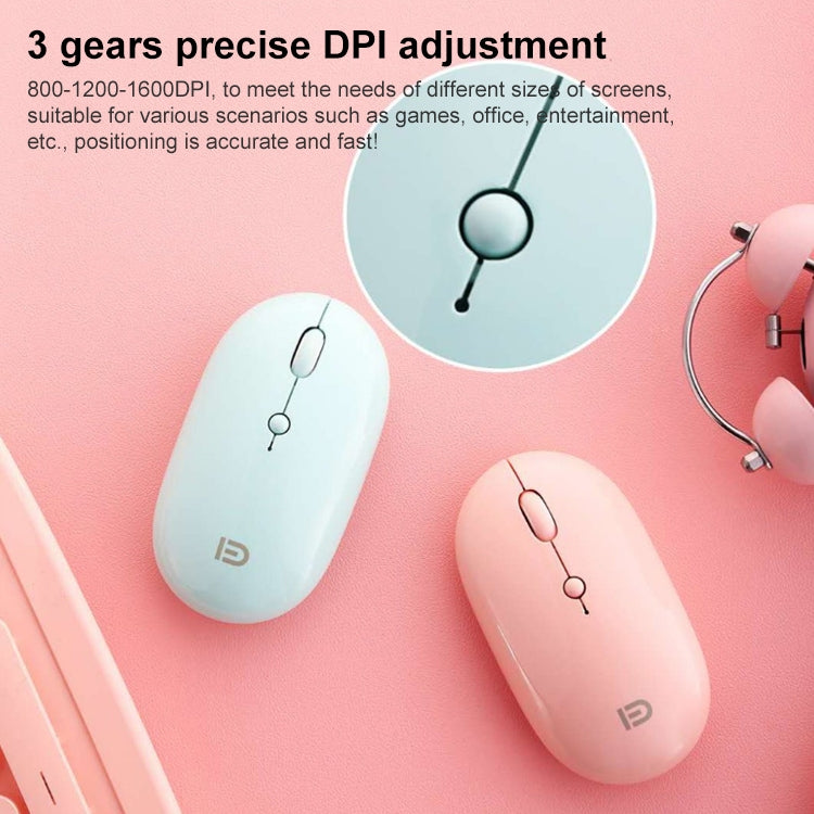 FOETOR E100 Mouse wireless 2.4G USB-C/Tipo-C + USB 2 in 1, E100