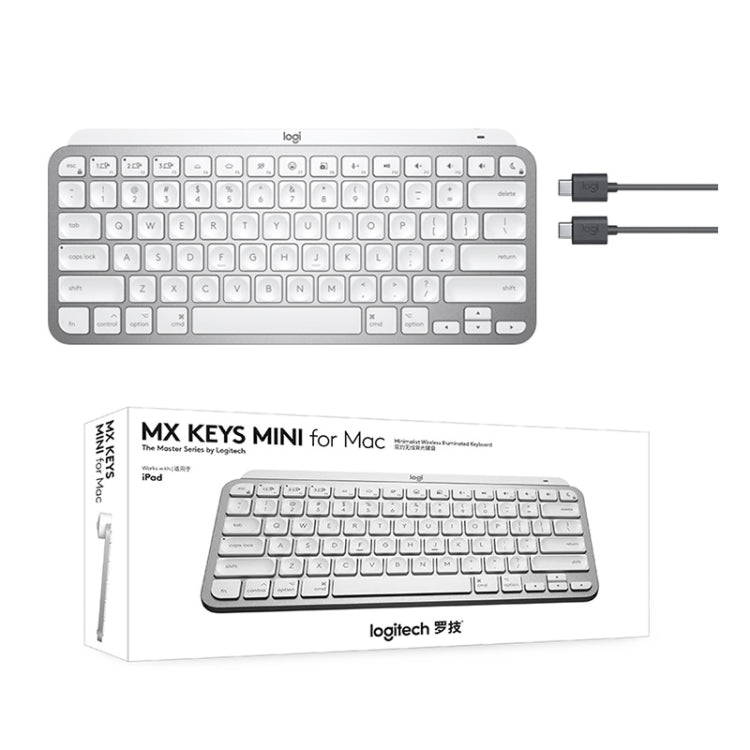 Logitech MX Keys Versione Mini Mac Tastiera wireless Bluetooth ultrasottile retroilluminata intelligente