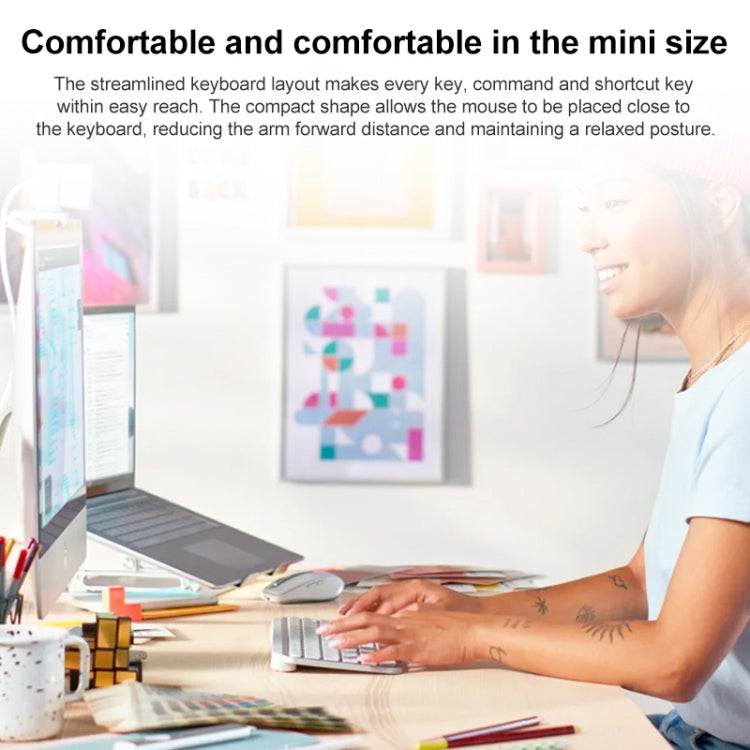Logitech MX Keys Versione Mini Mac Tastiera wireless Bluetooth ultrasottile retroilluminata intelligente