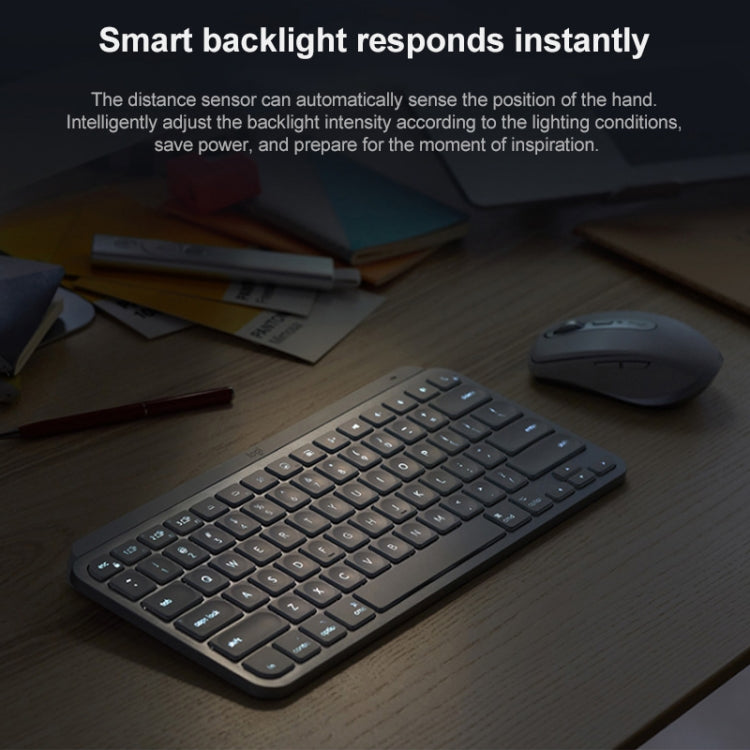 Logitech MX Keys Versione Mini Mac Tastiera wireless Bluetooth ultrasottile retroilluminata intelligente