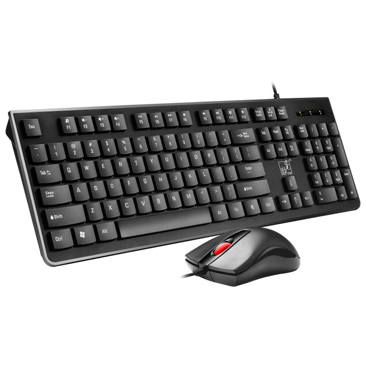 Set tastiera cablata + mouse con tasti quadrati ZGB S500, S500 Square Keycap (Black), S500 Square Keycap (White)