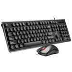 Set tastiera + mouse con tasti rotondi ZGB S500, S500 Round Keycap (Black), S500 Round Keycap (White)