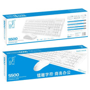 Set tastiera + mouse con tasti rotondi ZGB S500, S500 Round Keycap (Black), S500 Round Keycap (White)