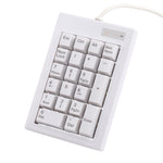 DX-21A Mini tastiera numerica meccanica con albero nero cablato USB a 21 tasti, DX-21A