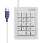 DX-17A Mini tastiera numerica meccanica con albero nero cablato USB a 17 tasti, DX-17A
