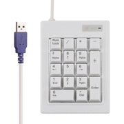 DX-17A Mini tastiera numerica meccanica con albero nero cablato USB a 17 tasti, DX-17A