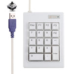 DX-18A Mini tastiera numerica meccanica con albero nero cablato USB a 18 tasti, DX-18A