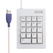 DX-18A Mini tastiera numerica meccanica con albero nero cablato USB a 18 tasti, DX-18A
