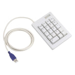 DX-18A Mini tastiera numerica meccanica con albero nero cablato USB a 18 tasti, DX-18A
