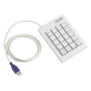 DX-20A Mini tastiera numerica meccanica con albero nero cablato USB a 20 tasti, DX-20A
