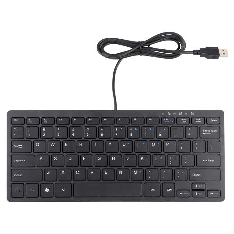 Tastiera cablata USB ultrasottile da 450 78 tasti