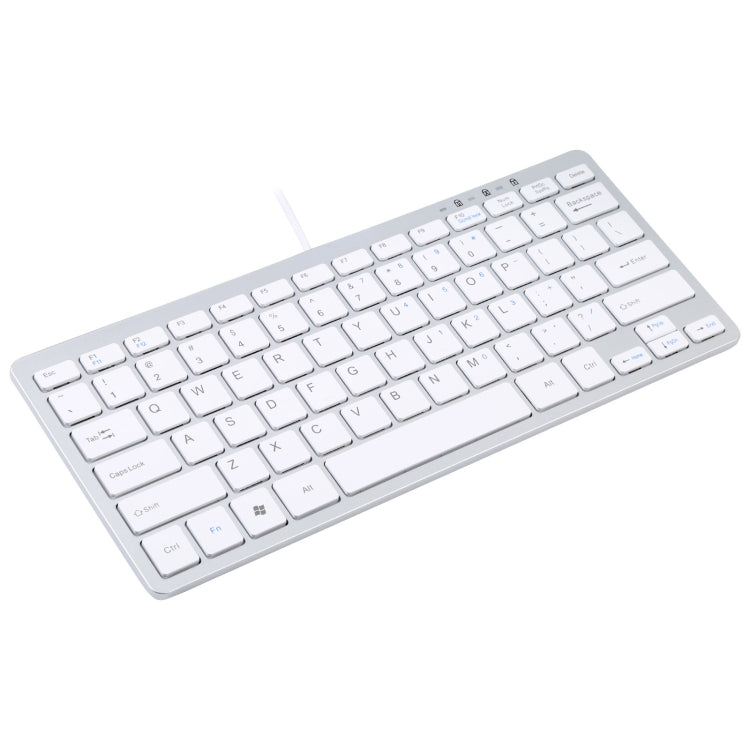 Tastiera cablata USB ultrasottile da 450 78 tasti