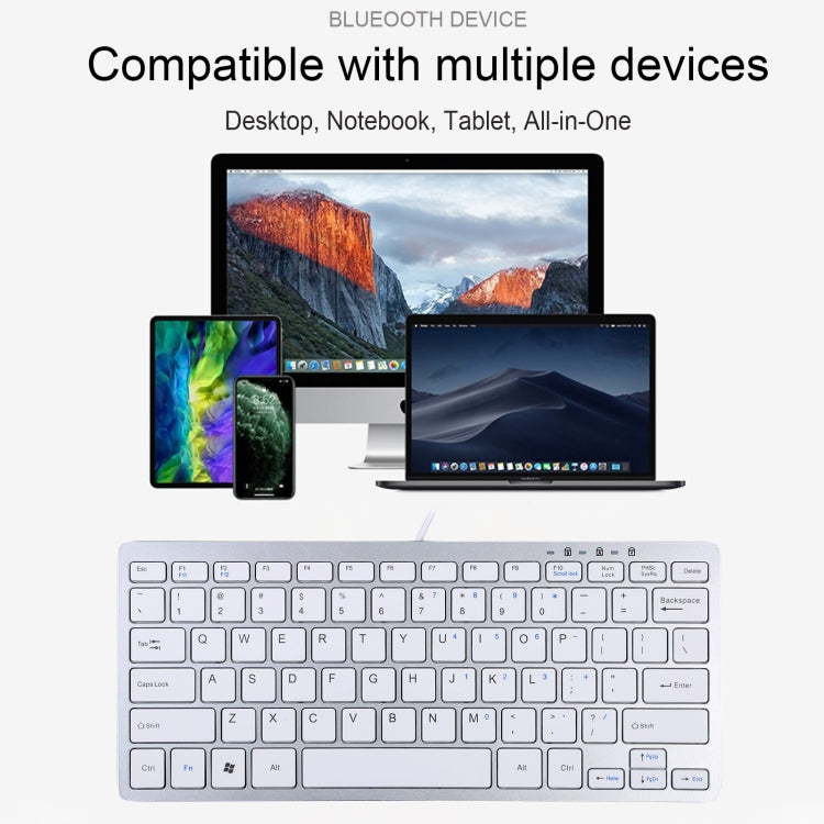 Tastiera cablata USB ultrasottile da 450 78 tasti